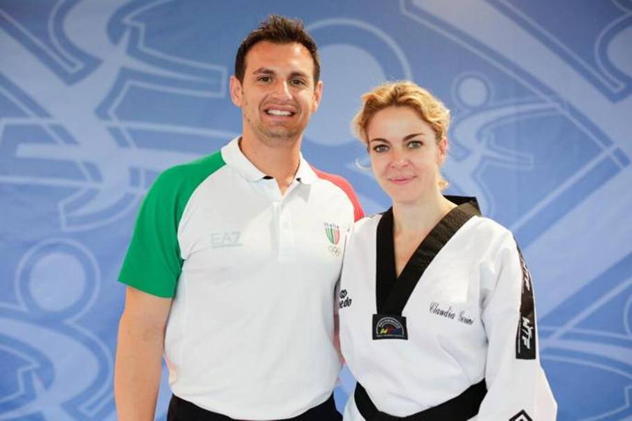  Claudia Gerini cintura nera di taekwondo 